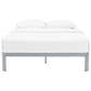 Modway Corinne Queen Platform Bed Frame in Gray, , large