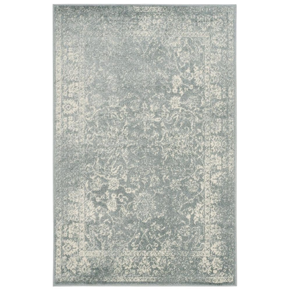 Safavieh Adirondack ADR109T-4 4" x 6" Slate/Ivory Area Rug, , large