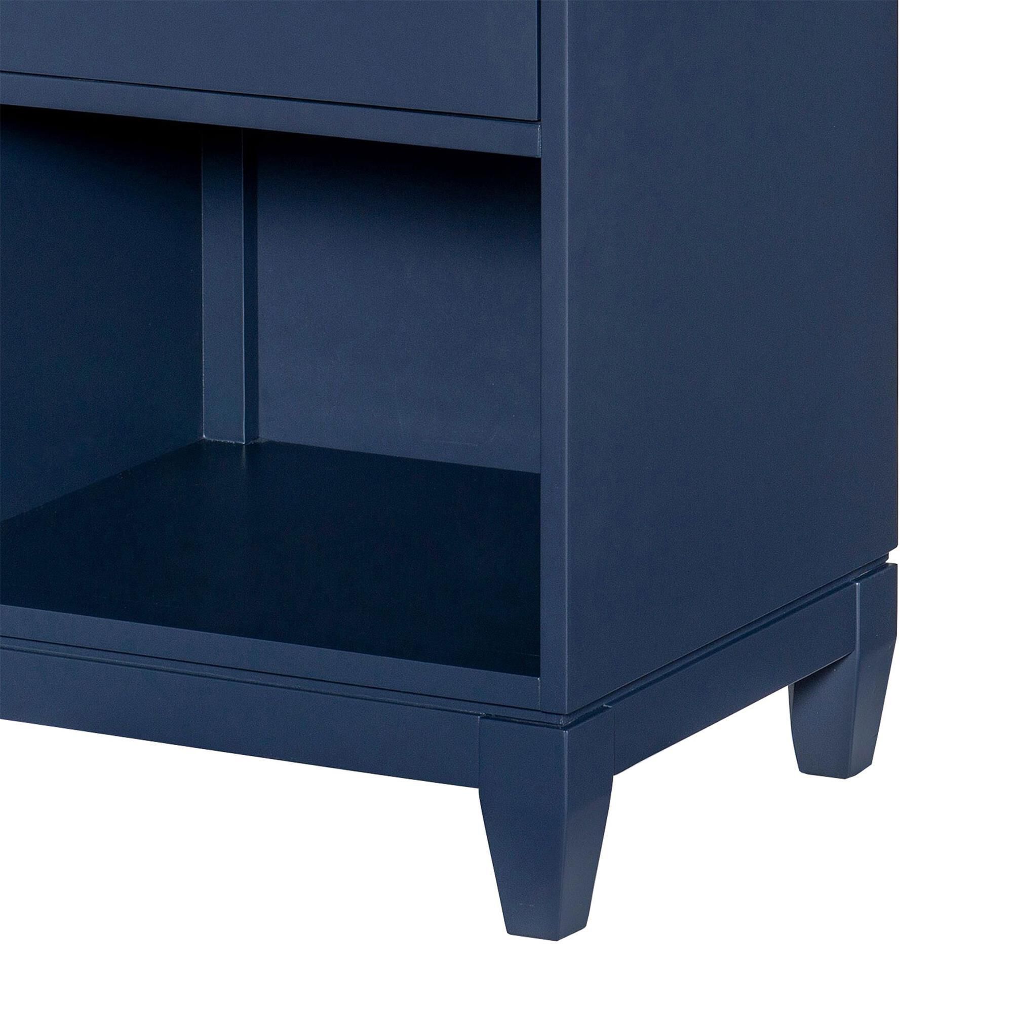 Legacy Classic Summerland 1-Drawer Nightstand in Inkwell Blue