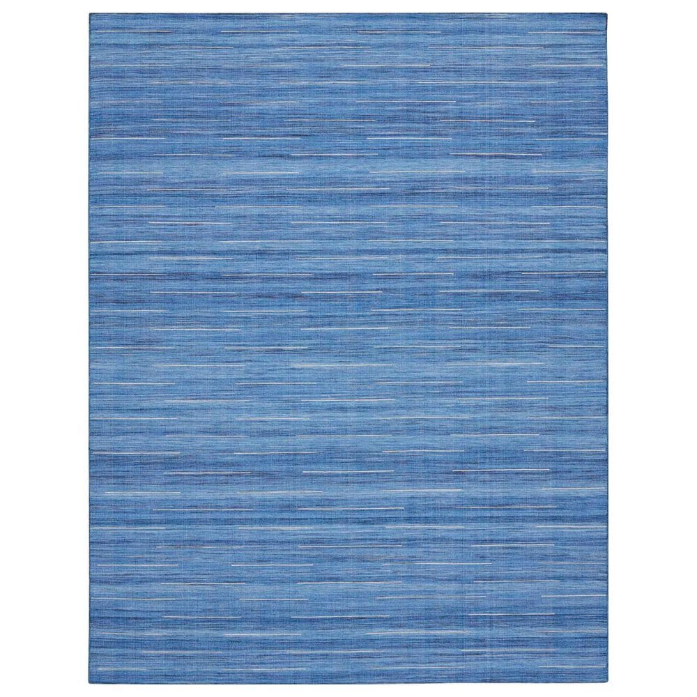 Nourison Interweave 8" x 10" Denim Area Rug, , large