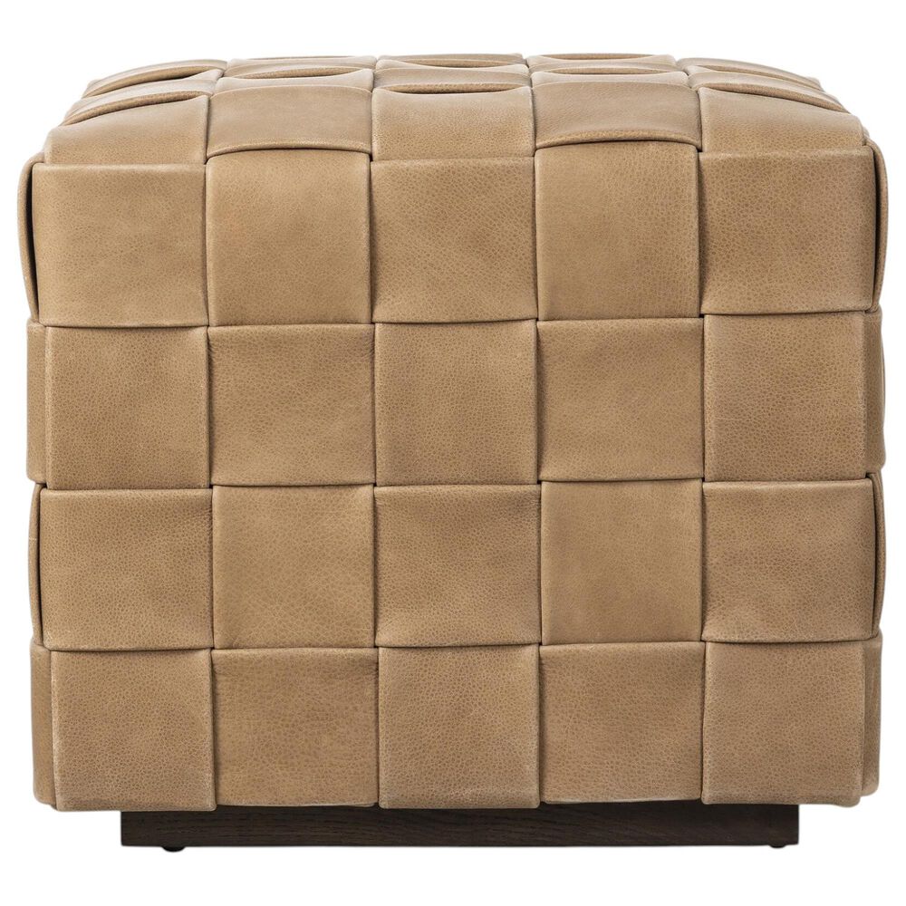 Four Hands Flores Ottoman in Palermo Drift, , large