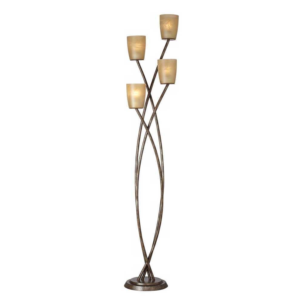 Pacific Coast Lighting Metro Plaza Uplight Floor Lamp in Copper Bronze with Gold , , large