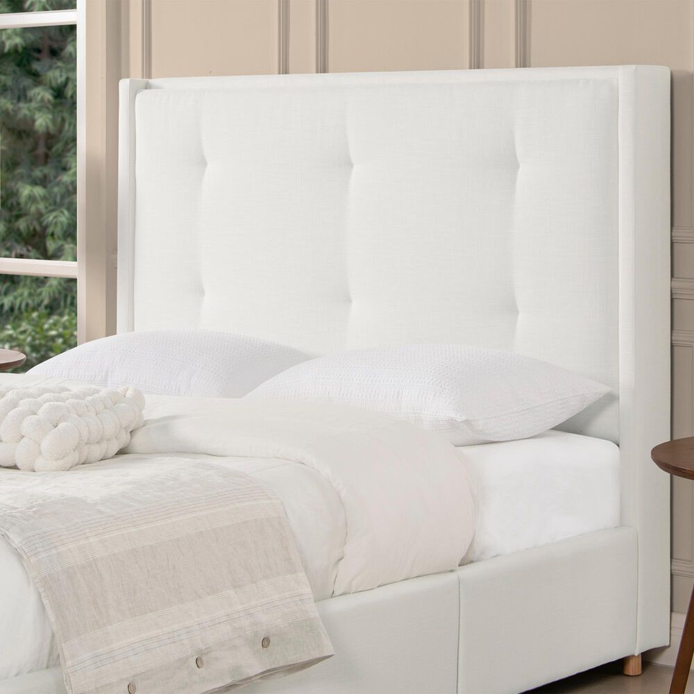 Jennifer Taylor Home Miramar Queen Platform Bed in Antique White, , large