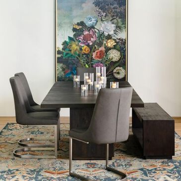 Urban Home Oxford 6-Piece Dining Set in Basalt Grey, , large