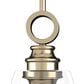 Hunter Klein 12" 1-Light Pendant with Clear Shade in Alturas Gold, , large