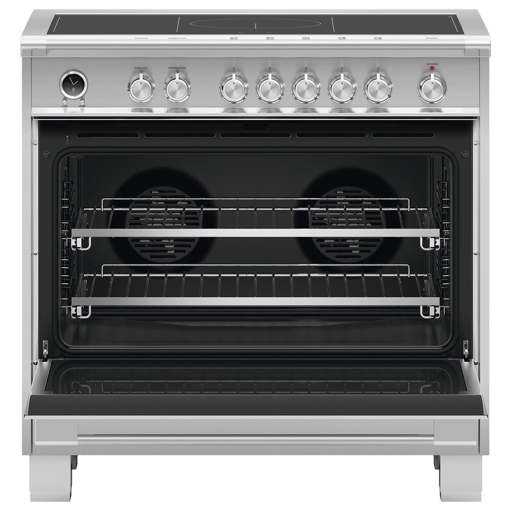 Fisher &amp; Paykel 36&quot; Classic Induction Range with 5 Burners in Stainless Steel, , large