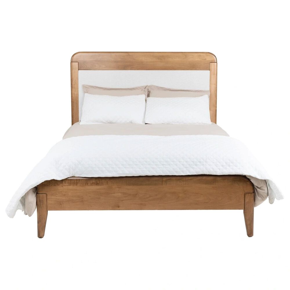 Archbold Furniture Warren 3-Piece King Platform Bedroom Set with Two Nightstands in Harvest, , large
