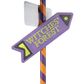 The Gerson Company 47.95"H Lighted Metal Halloween Street Lamp with LED Candle in Assort, , large