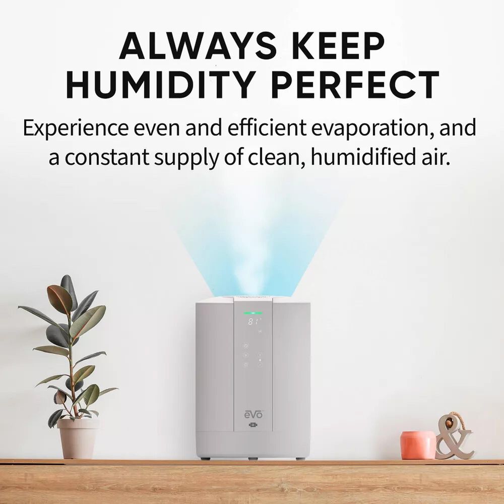 Shark EVO 6L Self-Sanitizing Pure Mist Humidifier in White, , large