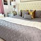 Triangle Home Fashions Solange Stripe 3-Piece Queen Quilt Set in Yellow and Gray, , large