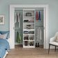 DHP Closet Storage System in White, , large