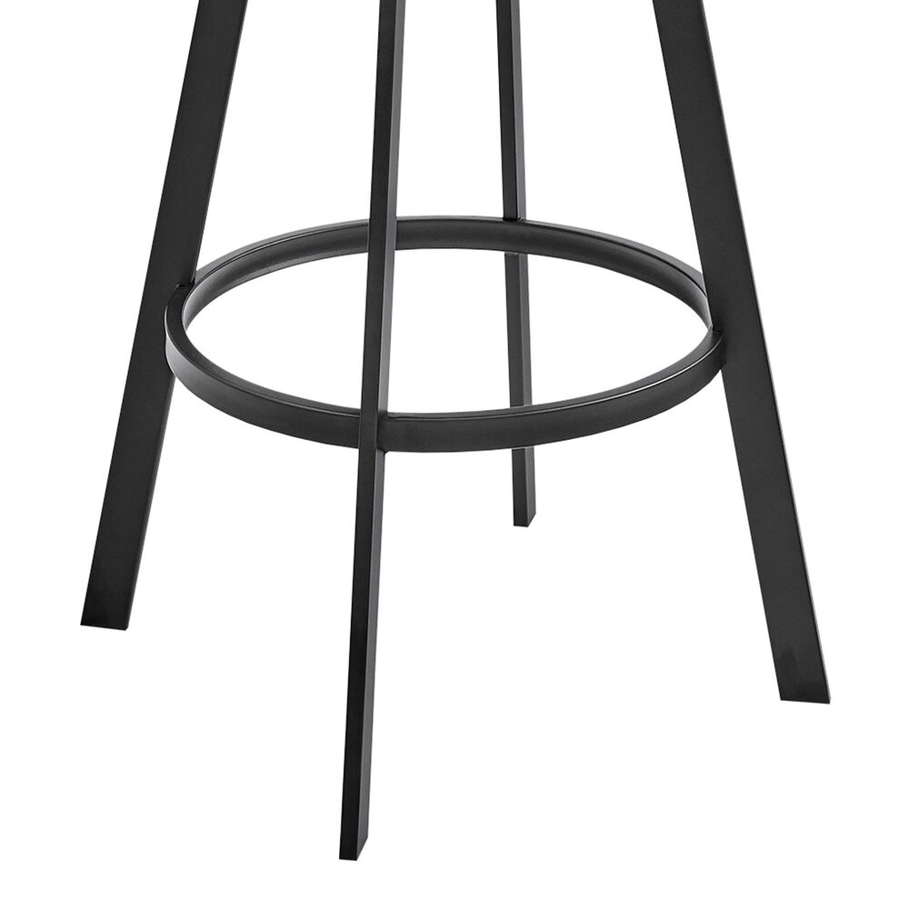 Blue River Flynn 26&quot; Swivel Counter Stool in Black, , large