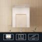 Lexora Home Vellum 30" x 28" LED Vanity Mirror, , large