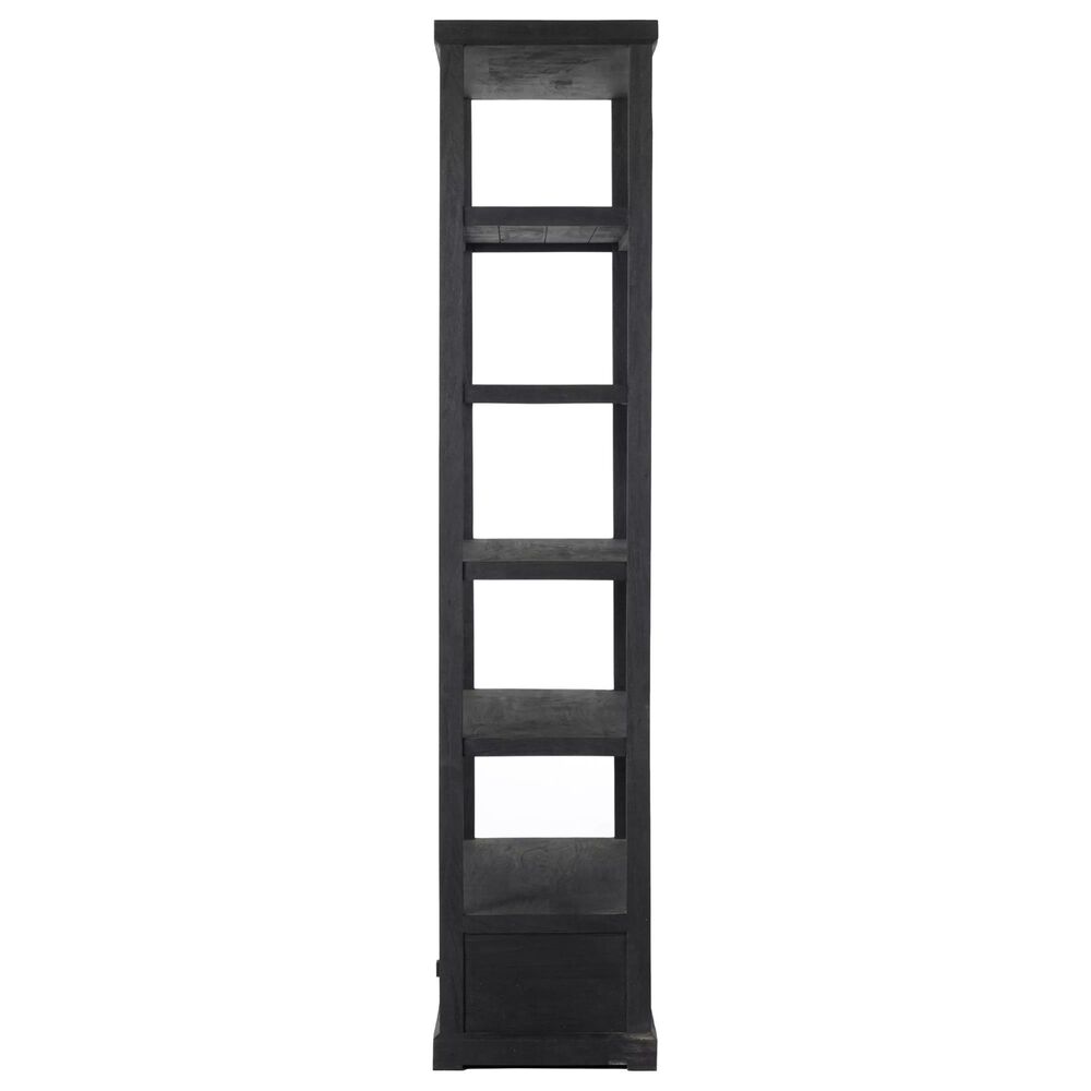 Four Hands Maya Woodmore 5-Shelf Bookcase in Dark Totem, , large