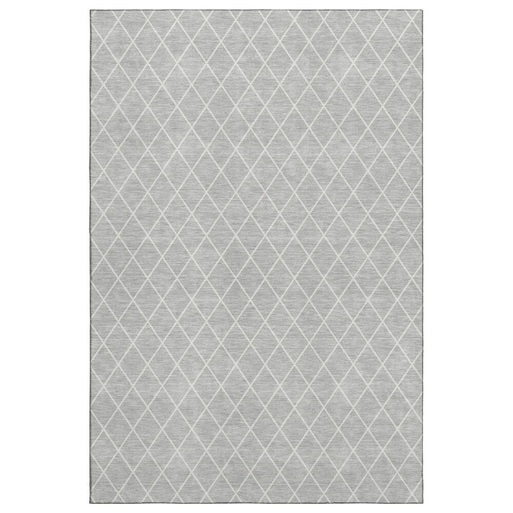 Dalyn Rug Company The Reserve TR15 Silver 9" x 12" Indoor/Outdoor Area Rug, , large