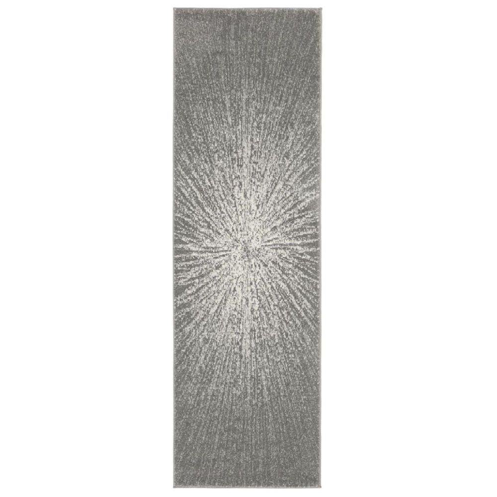 Safavieh Evoke EVK228H 2"2" x 7" Dark Grey and Ivory Runner, , large