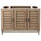 James Martin Vanities Portland 48" Single Bathroom Vanity in Whitewashed Walnut with 3 cm Eternal Jasmine Pearl Quartz Top and Rectangular Sink, , large