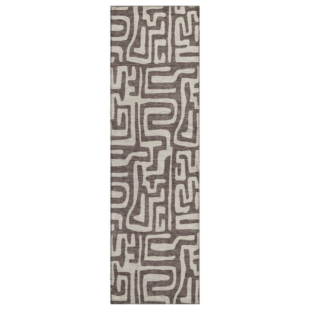 Dalyn Rug Company The Reserve TR1 Chocolate 2"3" x 7"6" Indoor/Outdoor Runner, , large