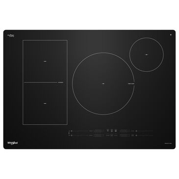 Whirlpool 30" Intelligent Induction Cooktop with Temp Cook Technology and WipeClean Coating in Black, , large