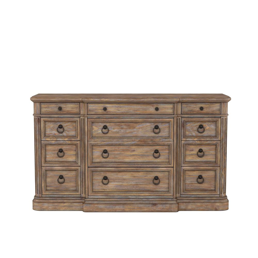Vantage Architrave Dresser in Almond Rustic Pine, , large