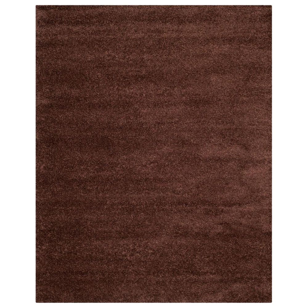 Safavieh Milan Shag SG180-2525 8'6" x 12' Brown Area Rug, , large