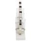Maple and Jade Candle Holder Centerpiece in White and Silver, , large