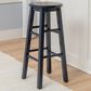 Linon Home Decor Abby 29" Bar Stool in Navy, , large