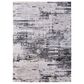 Feizy Prasad Ivory and Charcoal 10" x 13"2" Area Rug, , large
