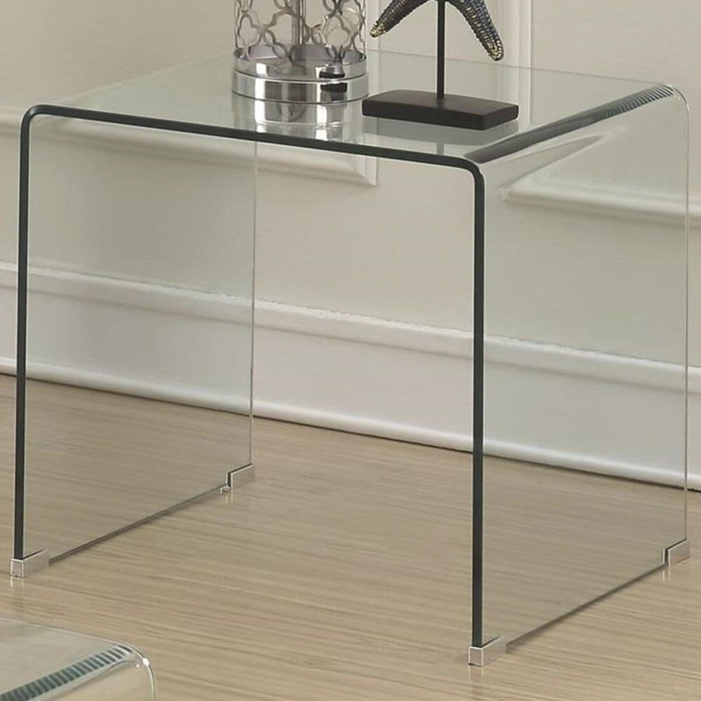Pacific Landing Clear Acrylic End Table, , large