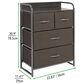 mDesign 4-Drawer Chest in Charcoal, , large