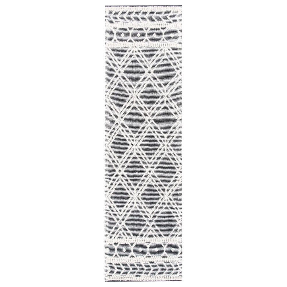 Safavieh Natura NAT478A 2"3" x 8" Ivory and Black Runner, , large