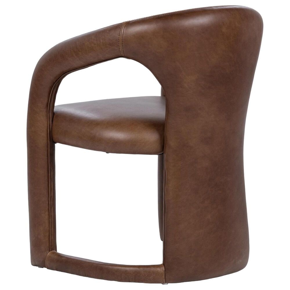 Classic Home Archie Arm Chair in Bison Brown, , large