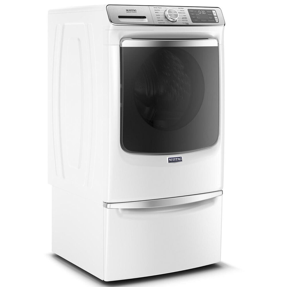 Maytag 5.0 Cu. Ft. Front Load Washer with Steam in White, , large
