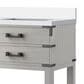 Lexora Home Norwalk 72" Double Bathroom Vanity in White Oak with White Cultured Marble Top  and Rectangle Sink, , large