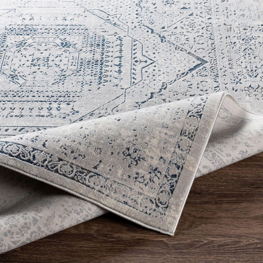 Surya Aisha AIS-2318 12&#39; x 15&#39; Charcoal, Gray, Off-White and Dark Blue Area Rug, , large