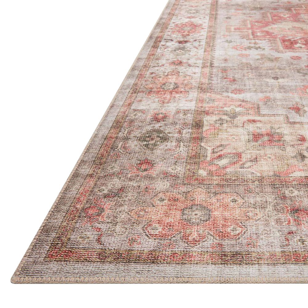 Loloi II Heidi  2&#39; x 5&#39; Dove and Spice Area Rug, , large