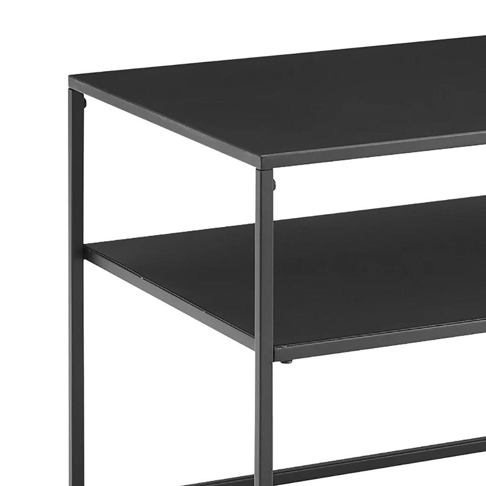 Crosley Furniture Braxton Coffee Table in Matte Black Nebraska