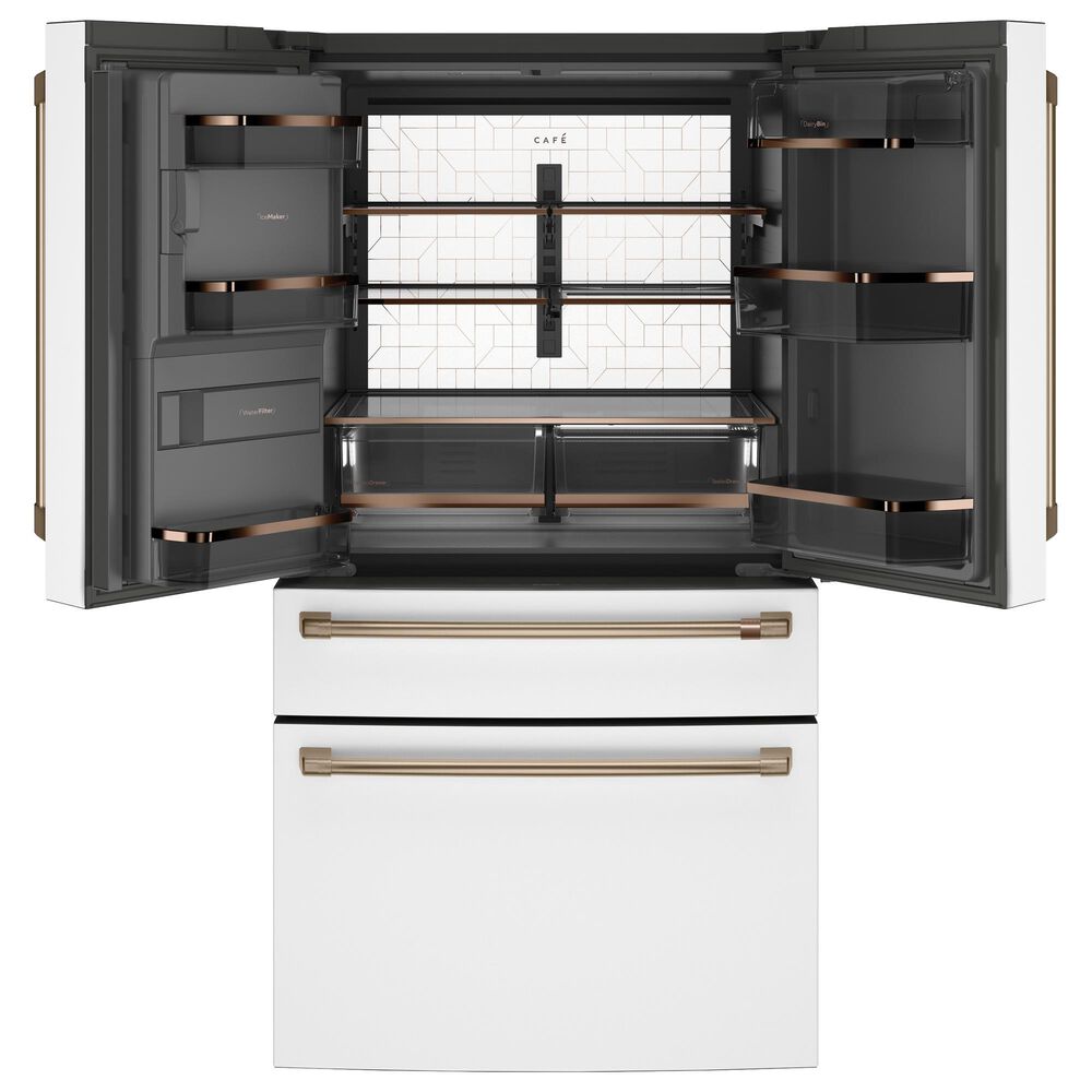 Cafe 22.3 Cu. Ft. 4-Door French Door Refrigerator in Matte White, , large