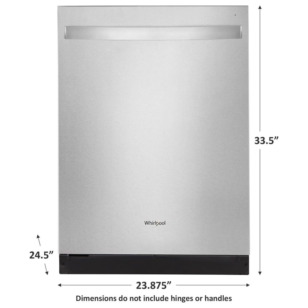 Whirlpool Pocket Handle Dishwasher in Stainless Steel, , large