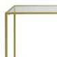 Carolina Chair and Table Monaco Glass Top Console in Gold, , large
