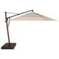 Treasure Garden 13" Starlux Cantilever Umbrella with Bronze Base in Champagne, , large