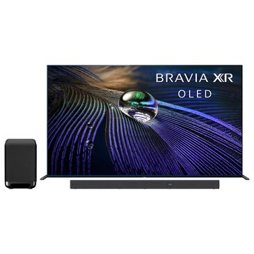 Sony 83" Class XR A90J 4K OLED HDR - Smart TV with Soundbar and 300W Subwoofer, , large