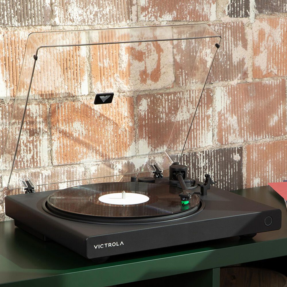 Victrola Wave Bluetooth Turntable with Auracast in Black, , large