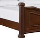 Ashley Lavinton California King Poster Bed in Cherry Brown, , large