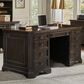 Riva Ridge Hampton 66" Executive Desk in Black Cherry, , large