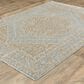 Oriental Weavers Echo Oriental Beige and Blue 9"10" x 12"10" Area Rug, , large
