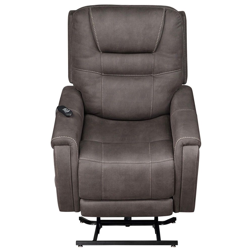 Steve Silver Brisbane Power Lift Chair in Neutral Stone, , large