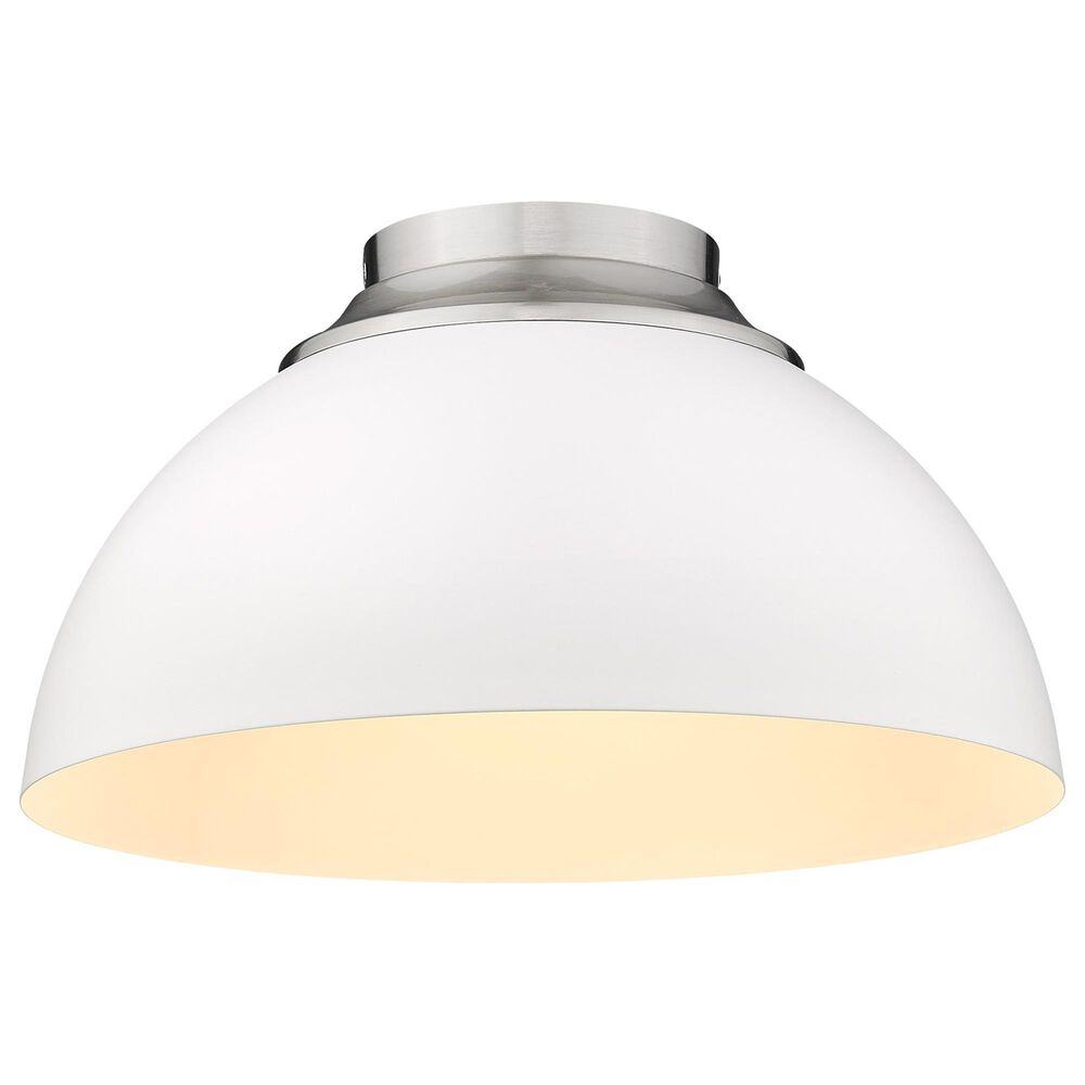 Golden Lighting Zoey Flush Mount in White, , large