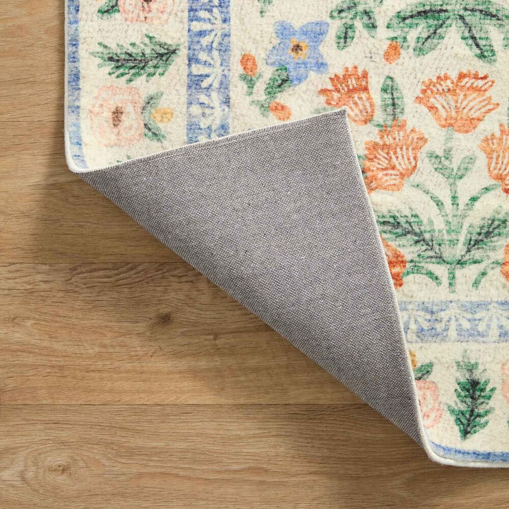 Rifle Paper Co Eden Mughal Garden 2&#39;6&quot; x 9&#39;6&quot; Cream Runner, , large