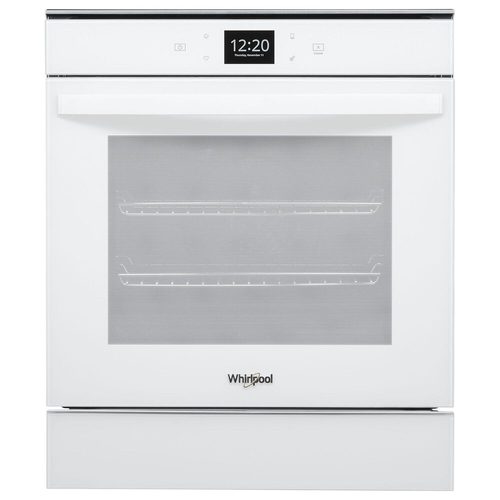 Whirlpool 24" Single Electric Wall Oven with Convection in White NFM